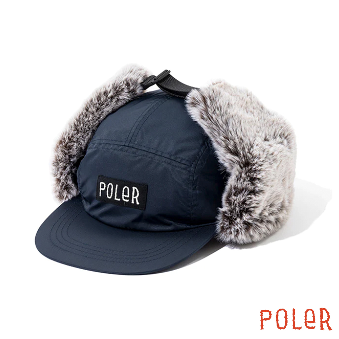 RESTOCK!! 【POLeR】FLIGHT NYLON FUR FLAP CAP