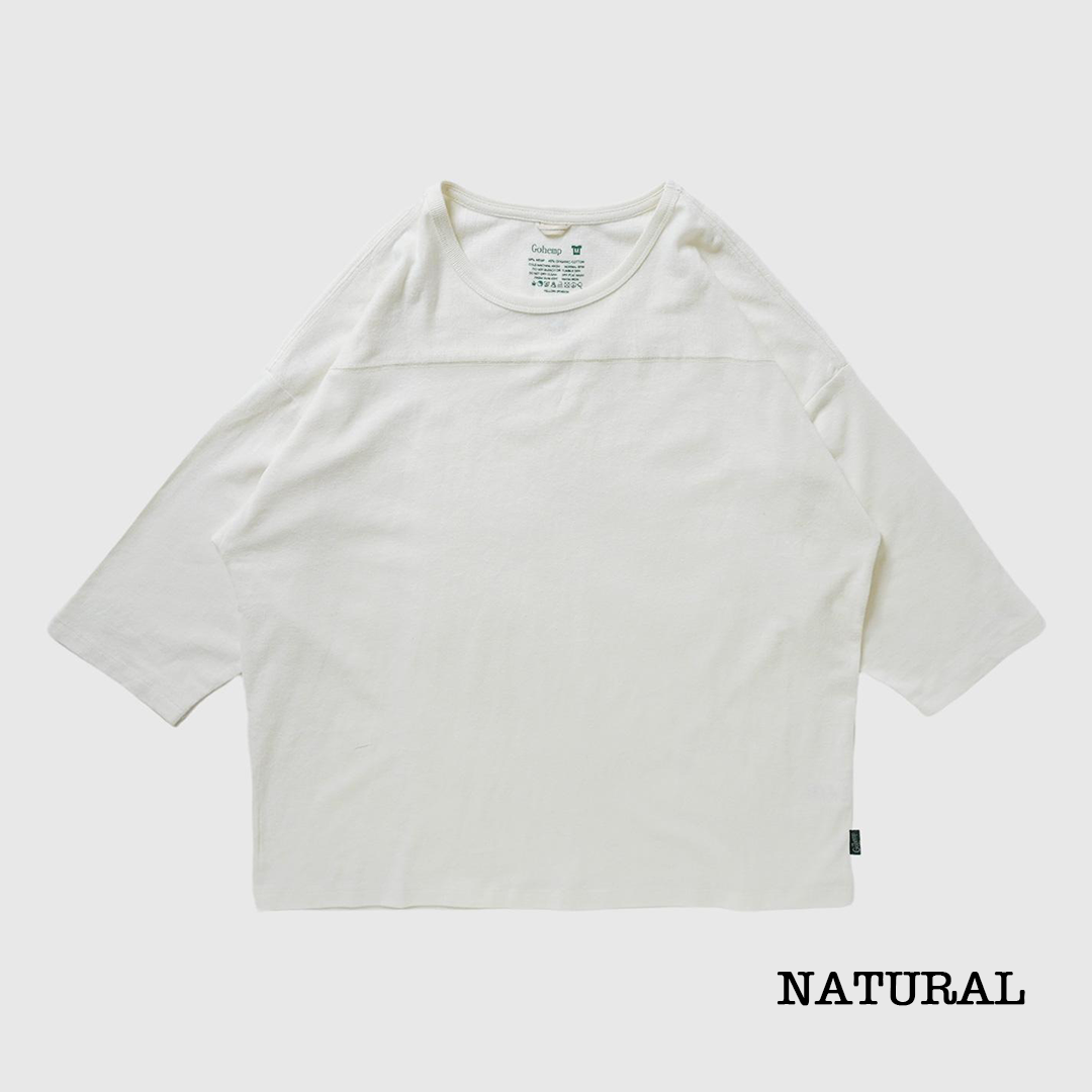 RESTOCK!!【GOHEMP】WIDE FOOTBALL TEE