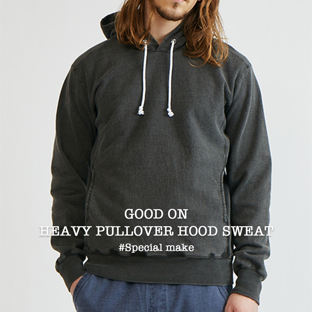 New arrival!!【Good On】HEAVY PULLOVER HOOD SWEAT