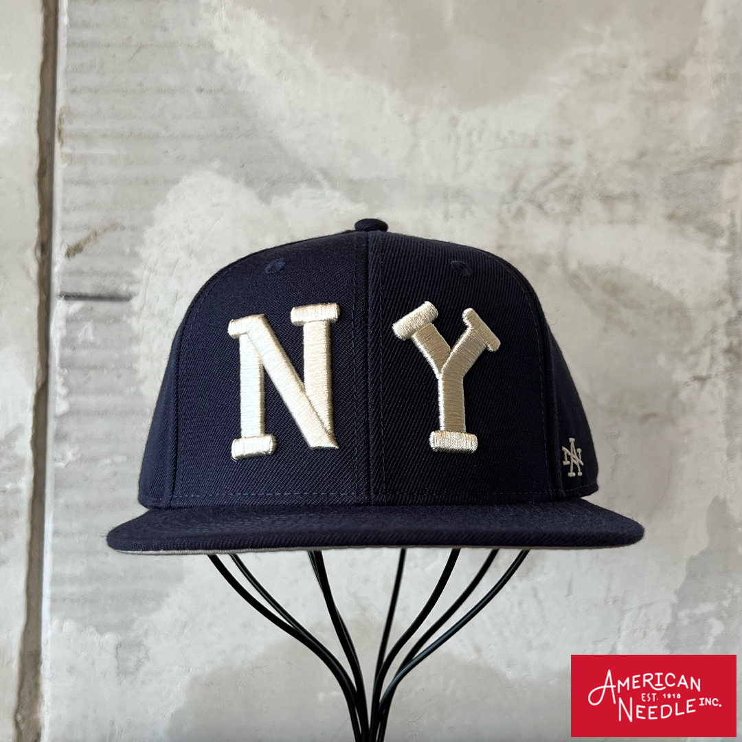 【AMERICAN NEEDLE】NEW YORK BLACK YANKEES CAP