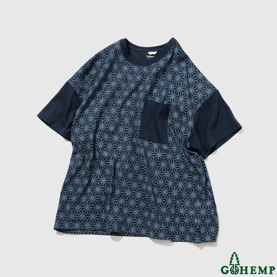 【GOHEMP】WIDE POCKET TEE / GHC4290LSB