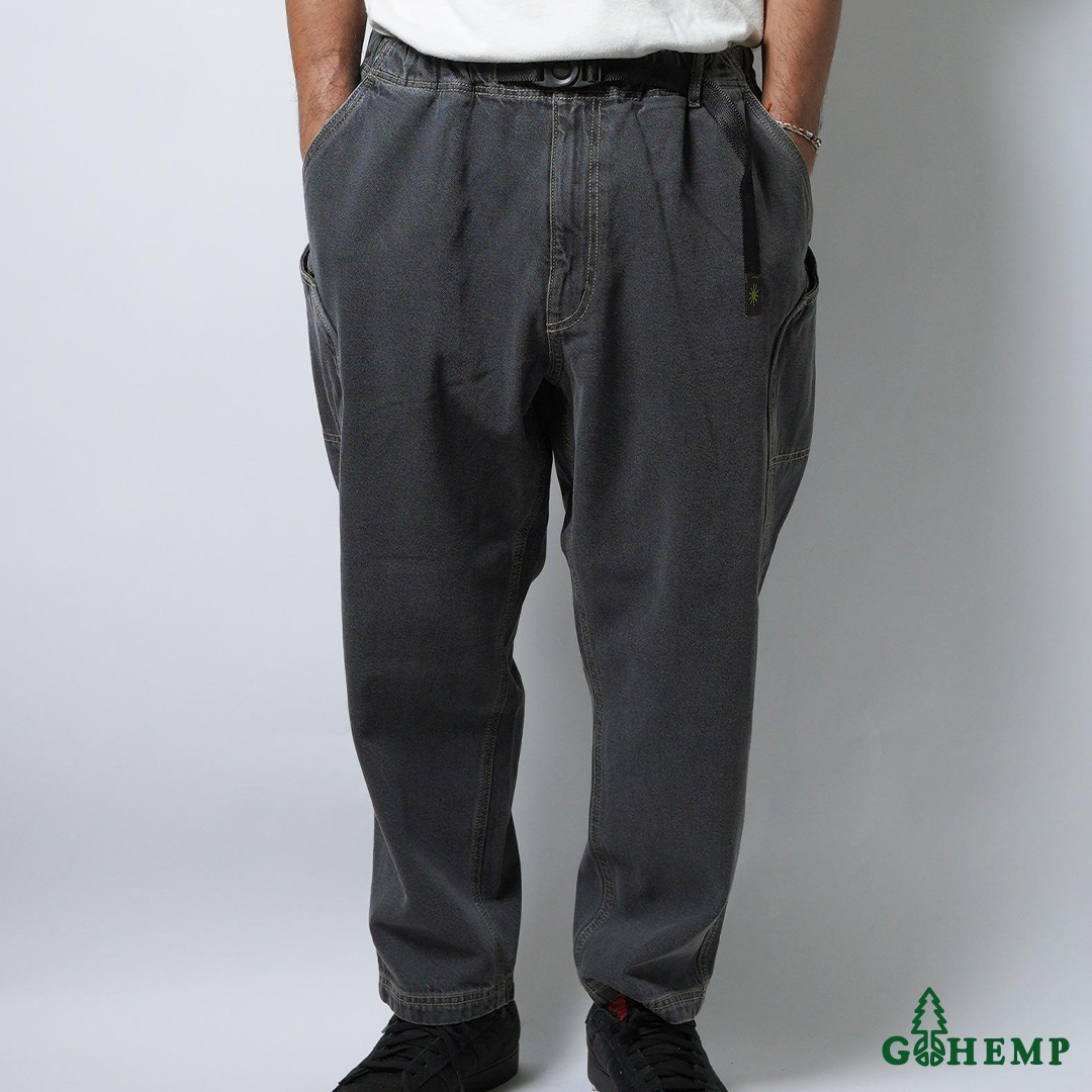 【GOHEMP】HIGH EXPLORER PANTS (BLACK USED WASH)