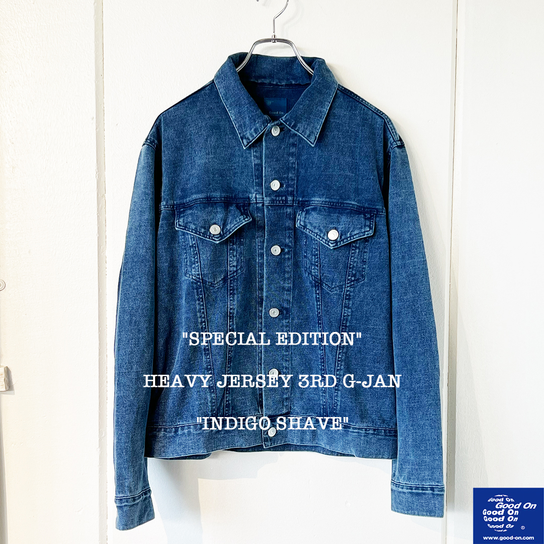 【Good On】HEAVY JERSEY 3RD G-JAN "INDIGO SHAVE"