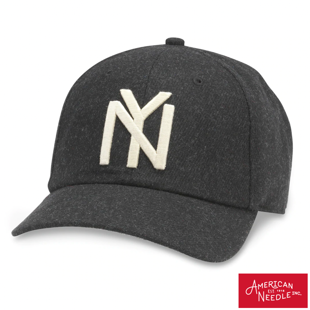 【AMERICAN NEEDLE】NEW YORK BLACK YANKEES CAP