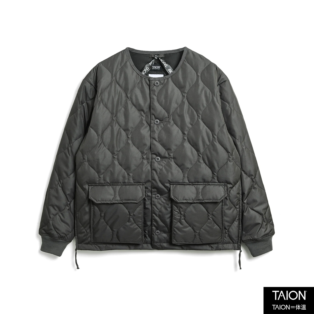 【TAION】MILITARY OVER DOWN CARDIGAN