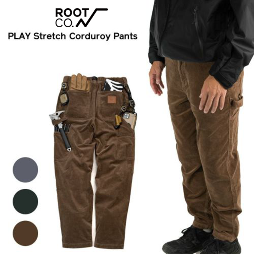 RESTOCK!! 【ROOT CO.】PLAY Stretch Corduroy Pants