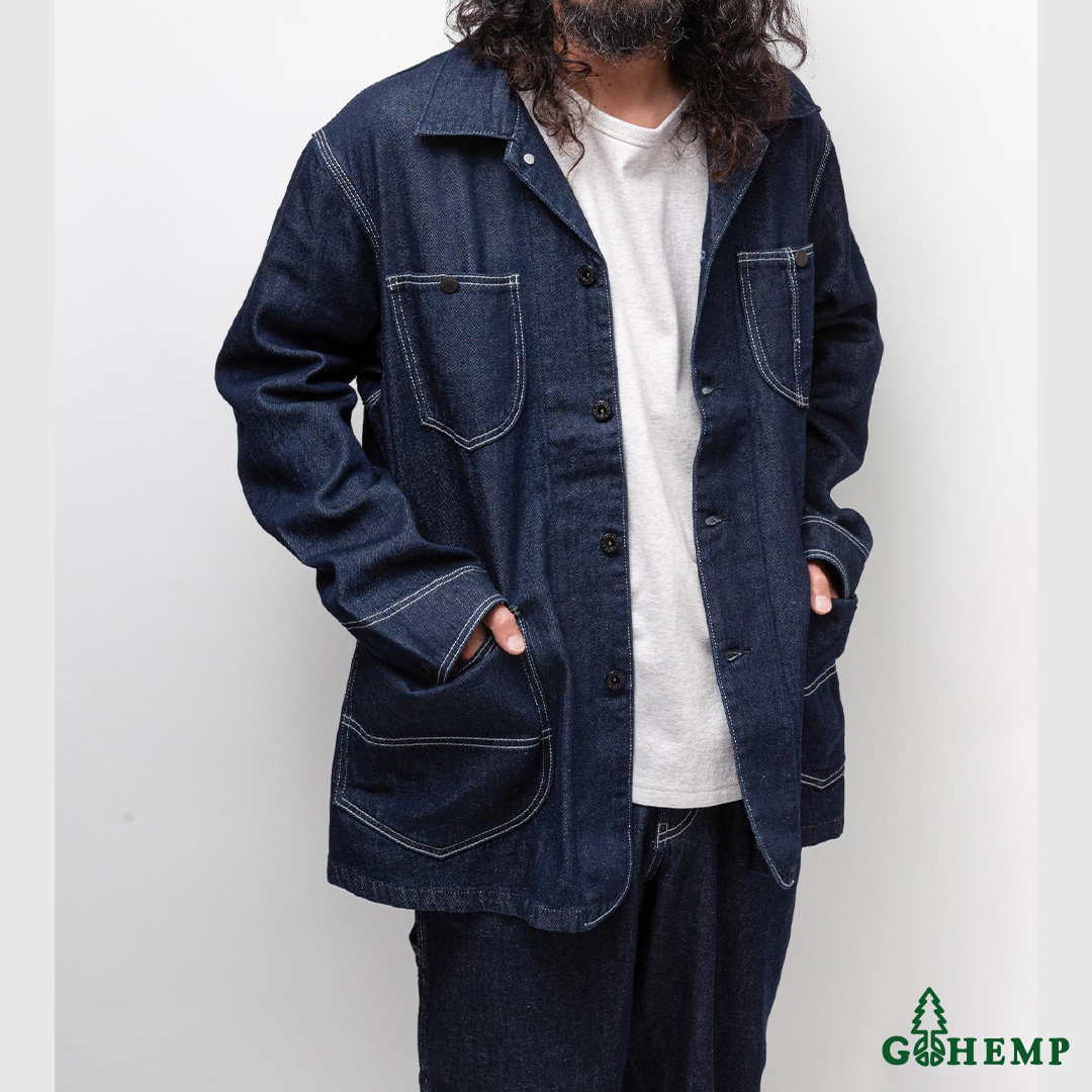 RESTOCK!! 【GOHEMP】COVER ALL JACKET (ONE WASH)
