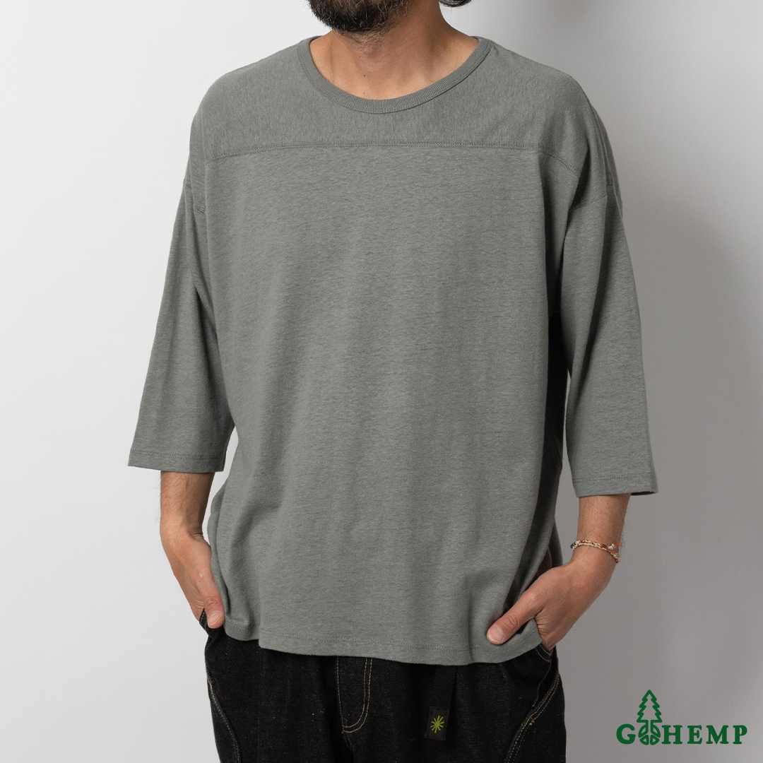 RESTOCK!! 【GOHEMP】WIDE FOOTBALL TEE (UNISEX)
