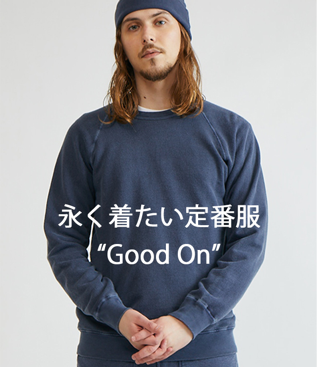 RESTOCK!!【Good On】L/S RAGLAN CREW SWEAT SHIRTS