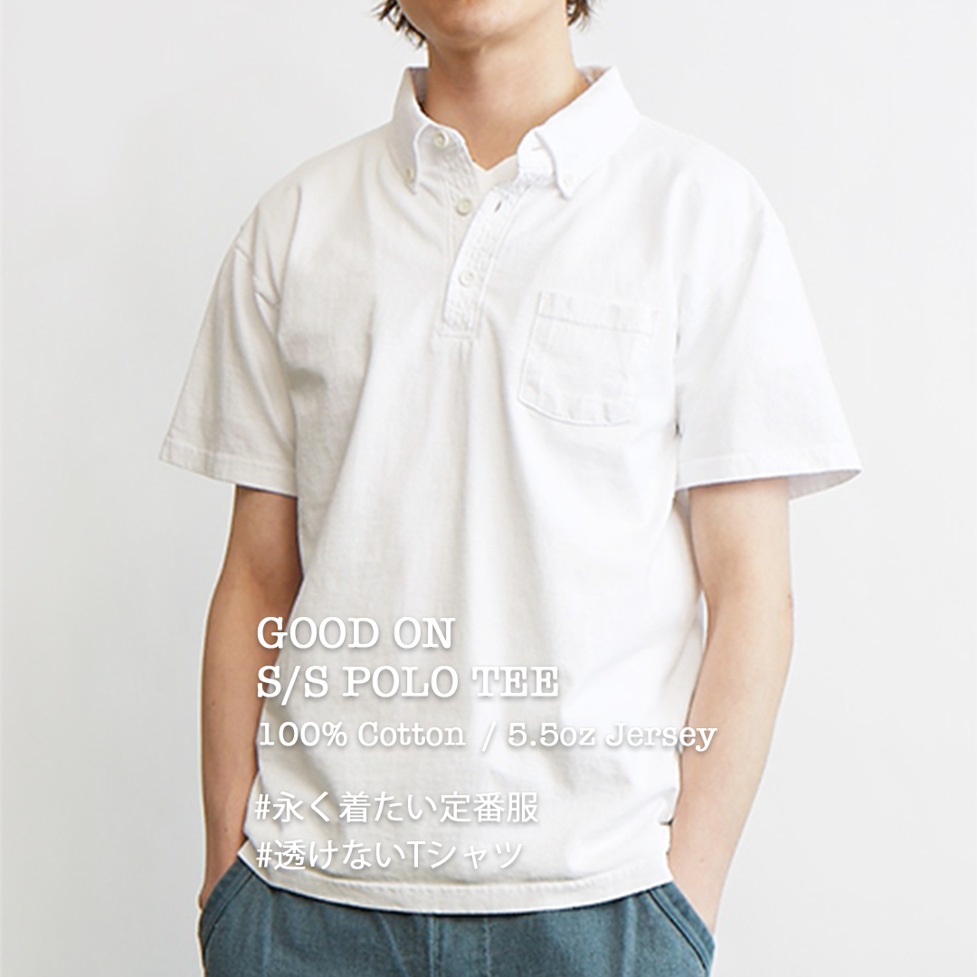 New arrival!!【Good On】S/S POLO TEE