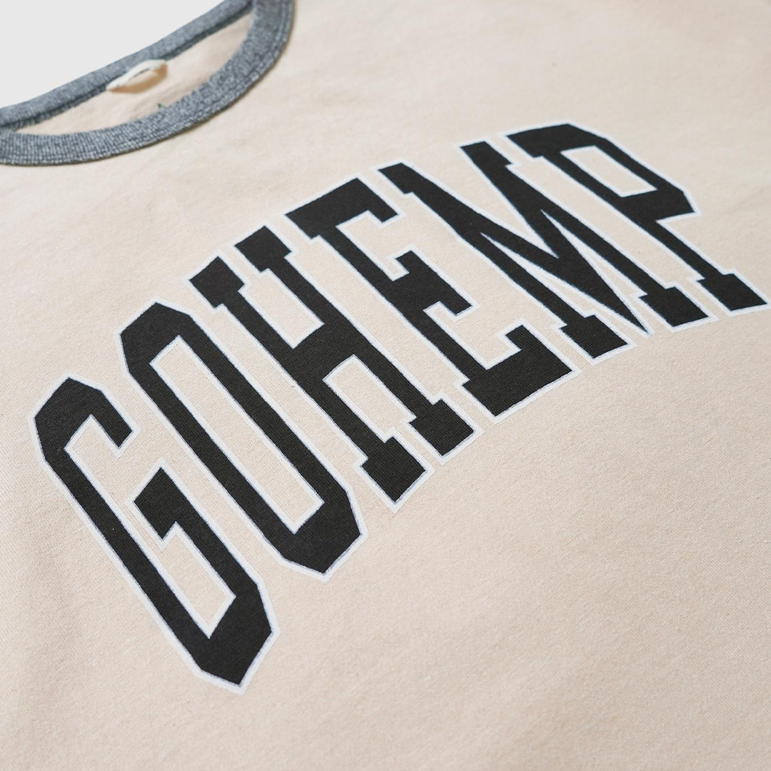 New Arrival!!【GOHEMP】COLLAGE LOGO WIDE RINGER TEE