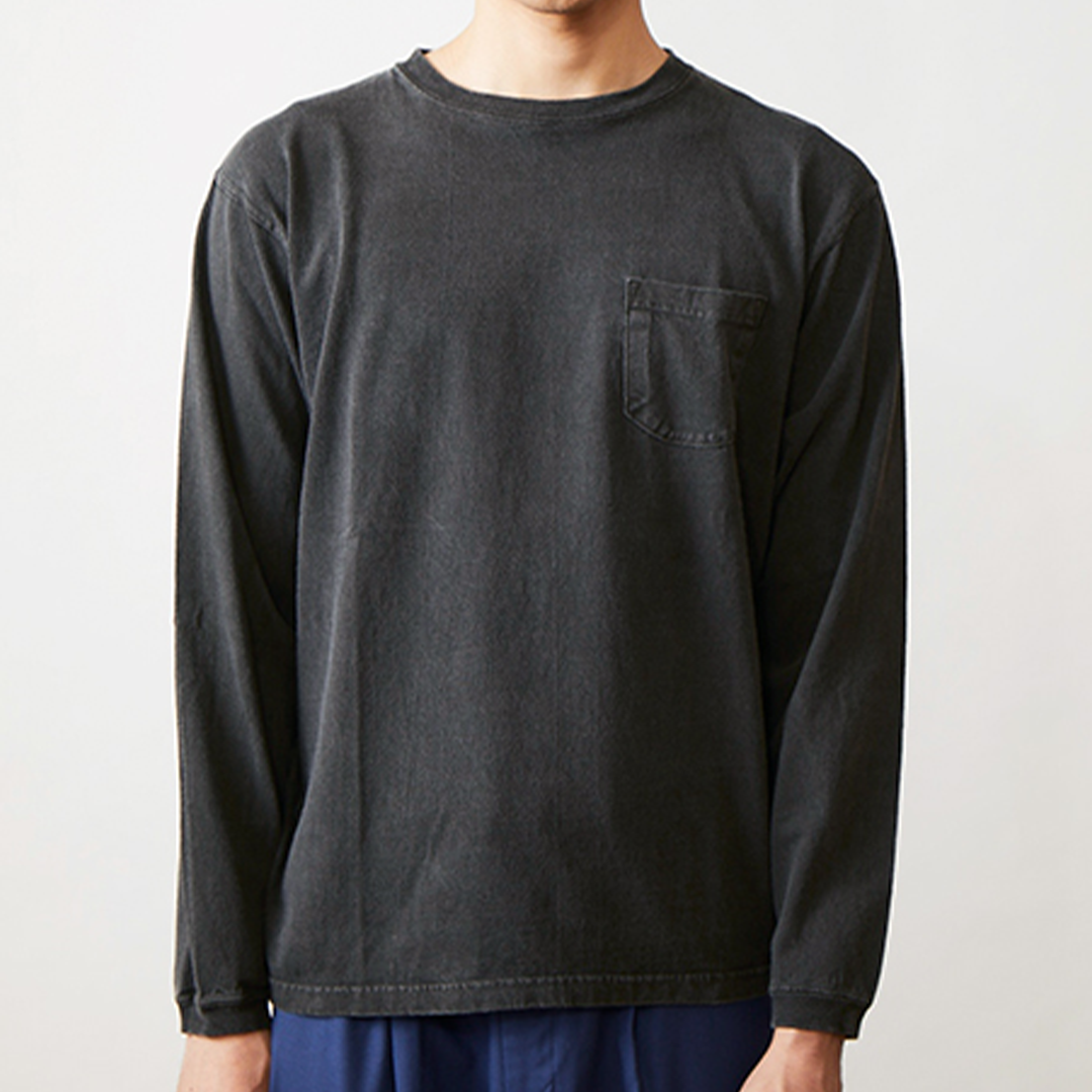 RESTOCK!!【Good On】L/S POCKET CREW TEE