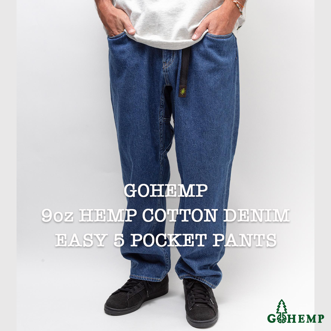 RESTOCK!! 【GOHEMP】EASY 5PK PANTS (USED WASH)