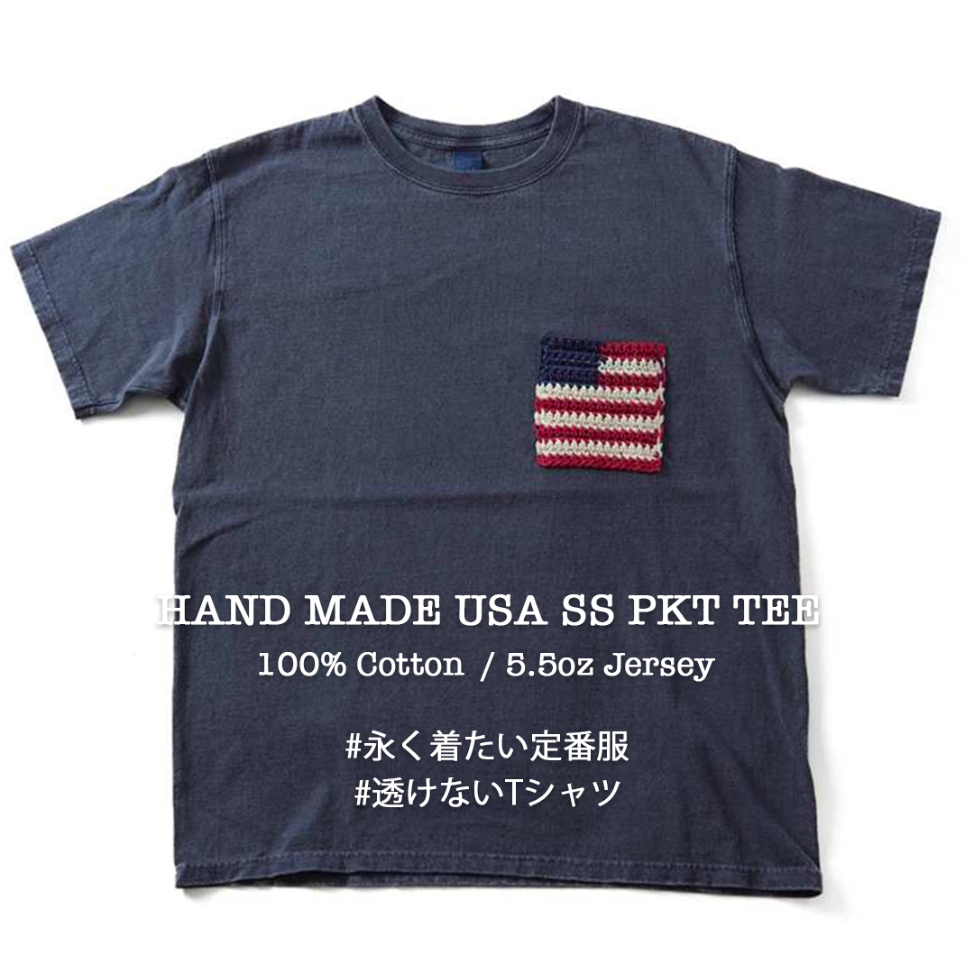 New arrival!!【Good On】HAND MADE USA S/S PKT TEE