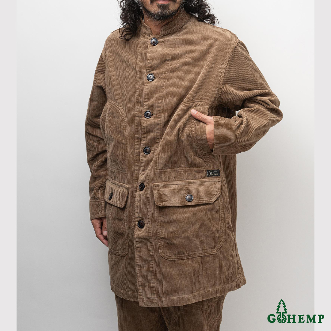 New arrival!! 【GOHEMP】EQUIPMENT NO COLLAR COAT