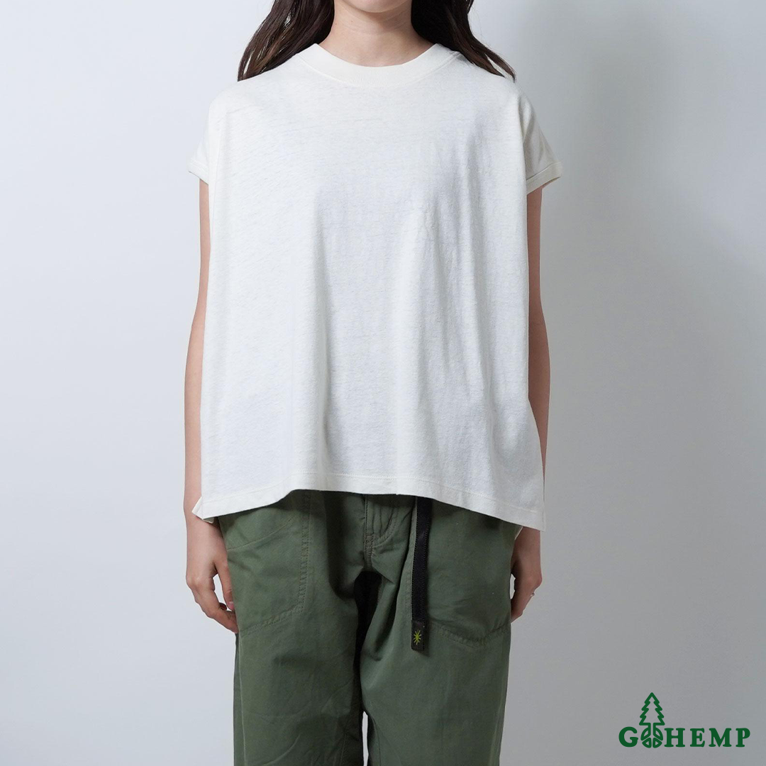 New arrival!! 【GOHEMP】HONEY SLEEVE-LES TEE