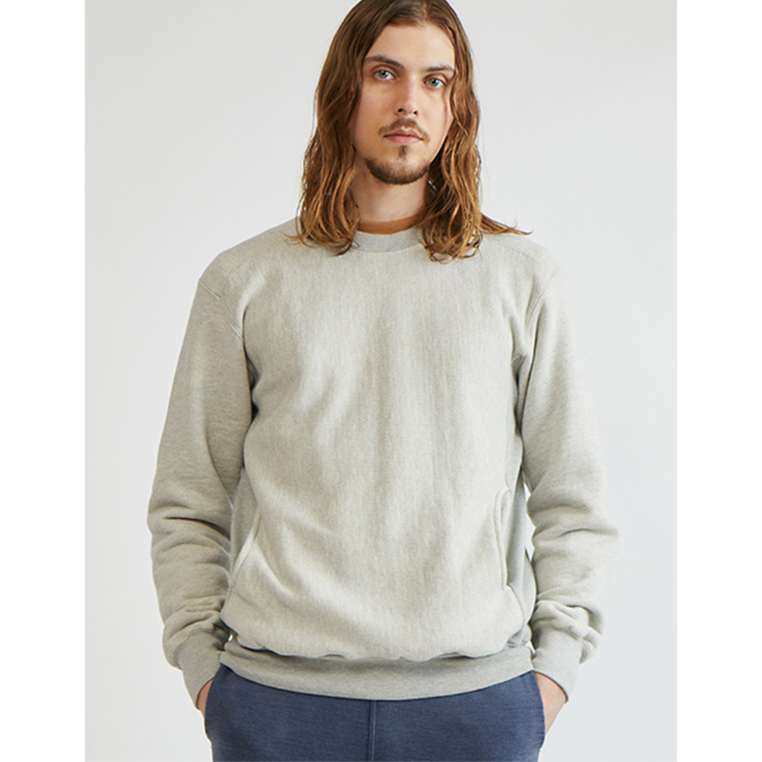 RESTOCK!! 【Good On】HEAVY CREW SWEAT "HEATHER GRAY"