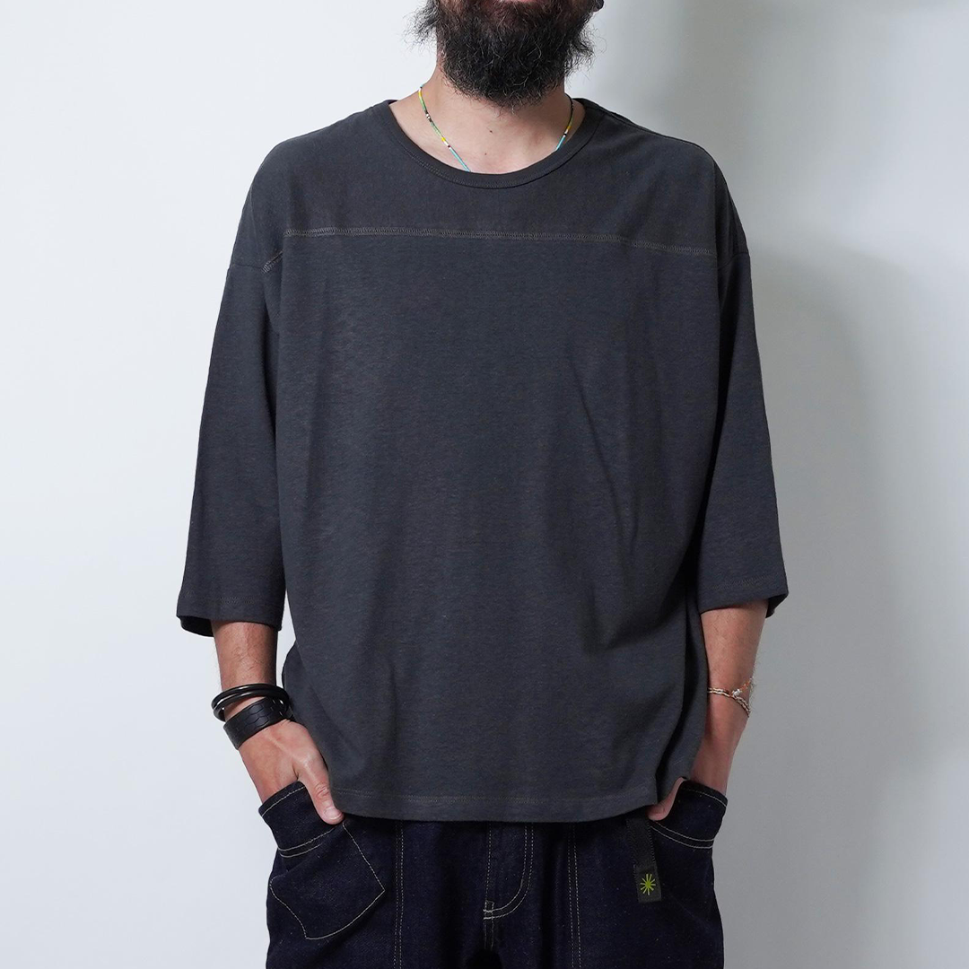 RESTOCK!!【GOHEMP】WIDE FOOTBALL TEE
