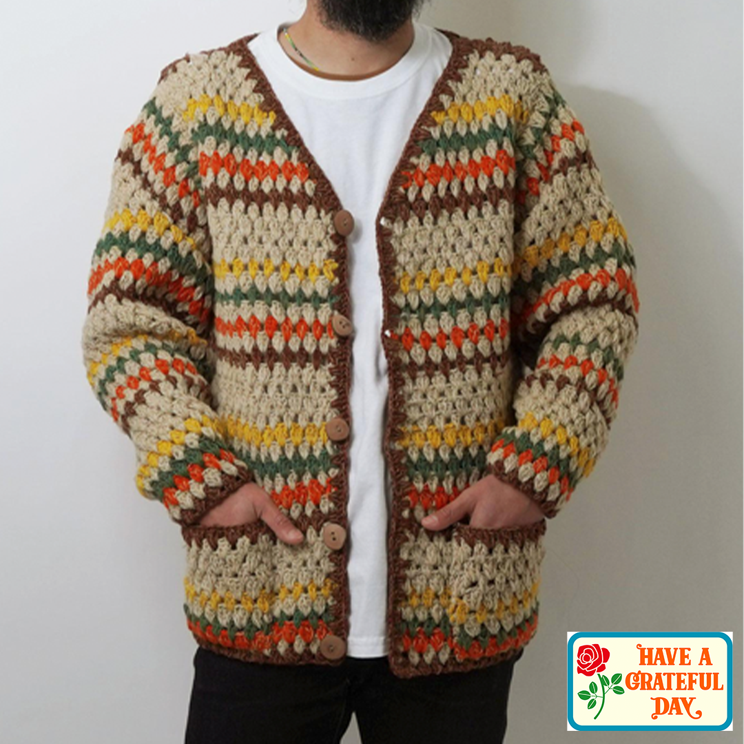 RESTOCK!!【HAVE A GRATEFUL DAY】CROCHET CARDIGAN