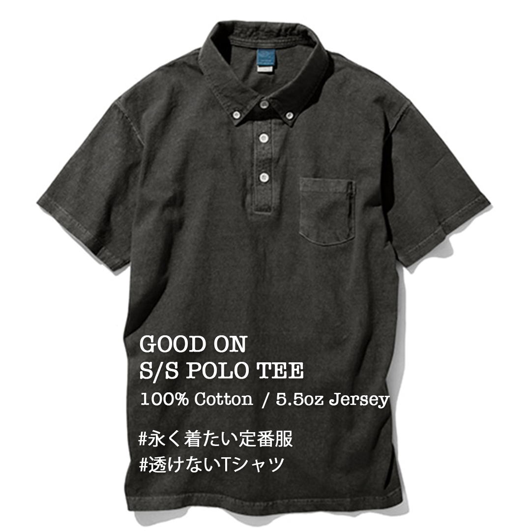 RESTOCK!! 【Good On】S/S POLO TEE