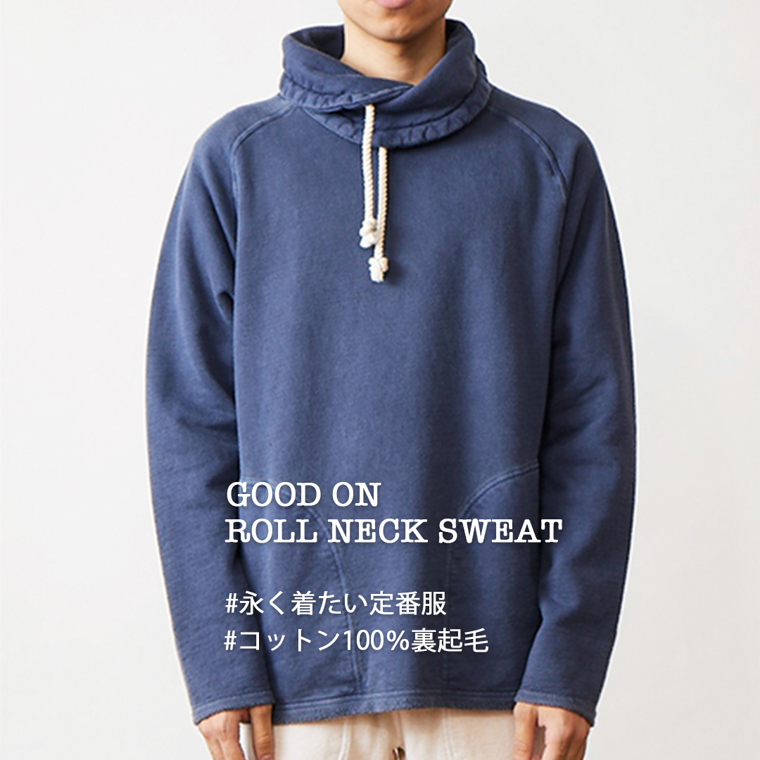 New arrival!!【Good On】ROLL NECK SWEAT
