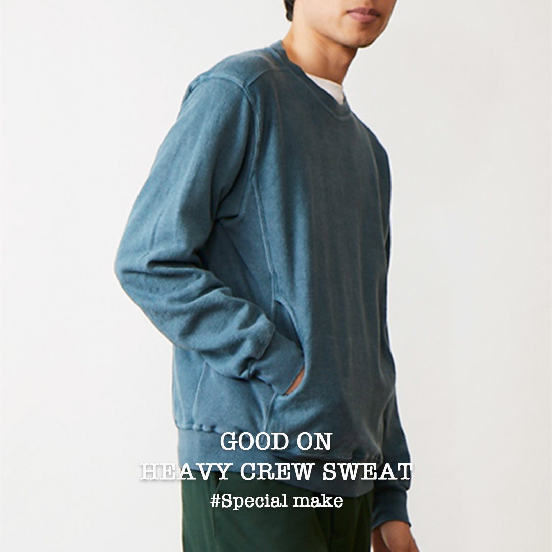RESTOCK!!【Good On】HEAVY CREW SWEAT