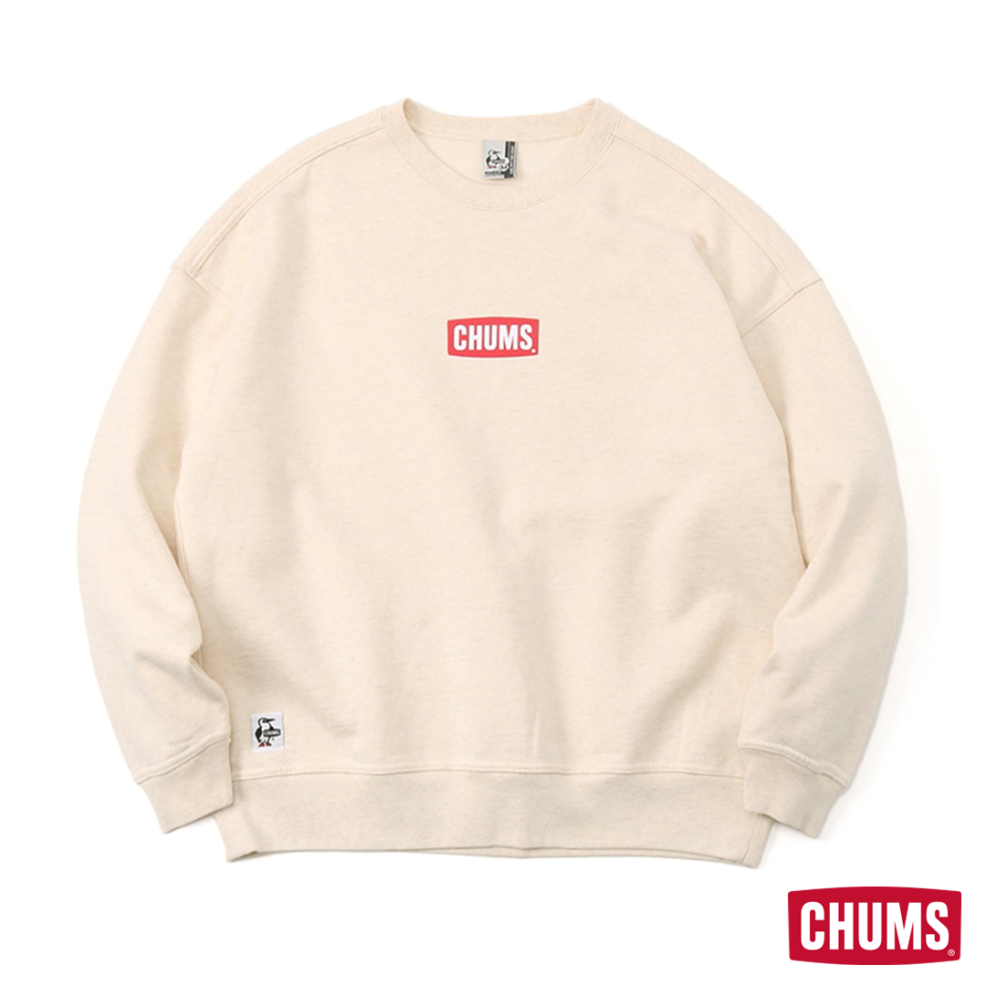 先行予約割引【CHUMS】Oversized Mini CHUMS Logo Crew Top