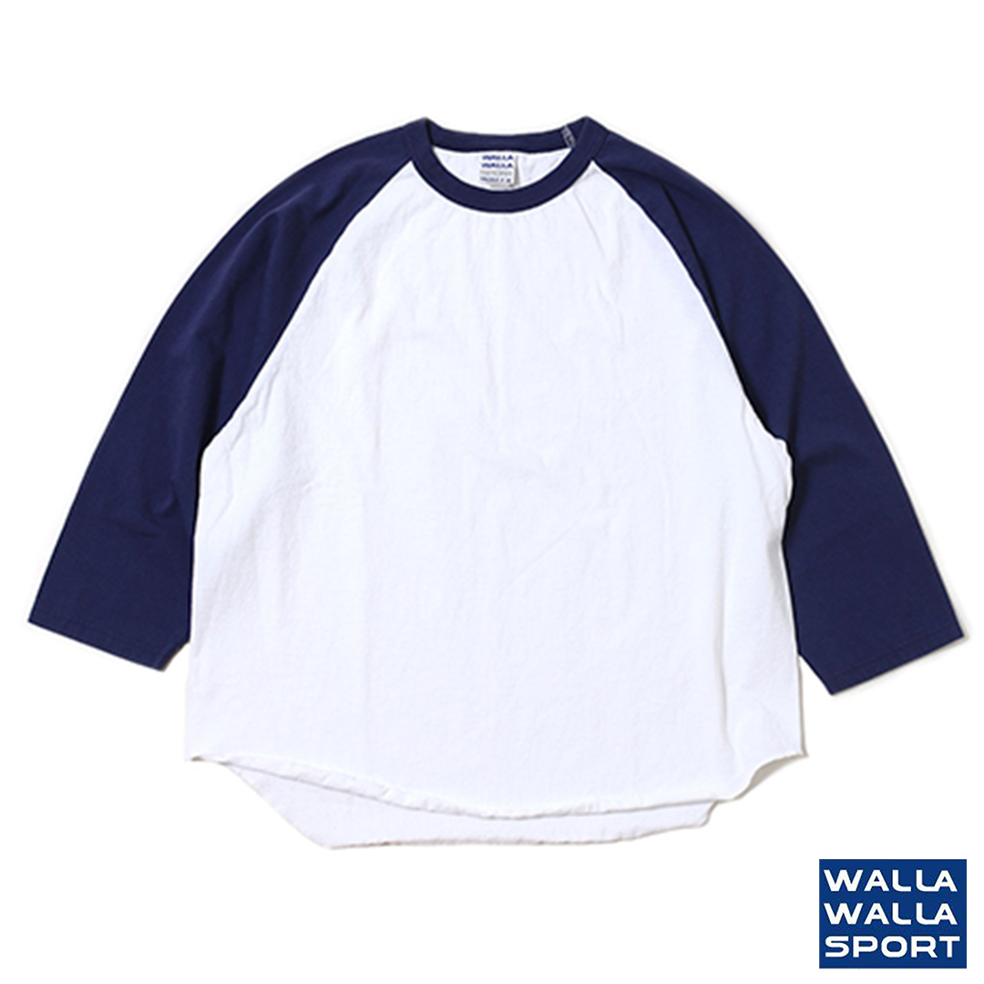 New arrival!!【WALLA WALLA SPORT】3/4 BASEBALL TEE