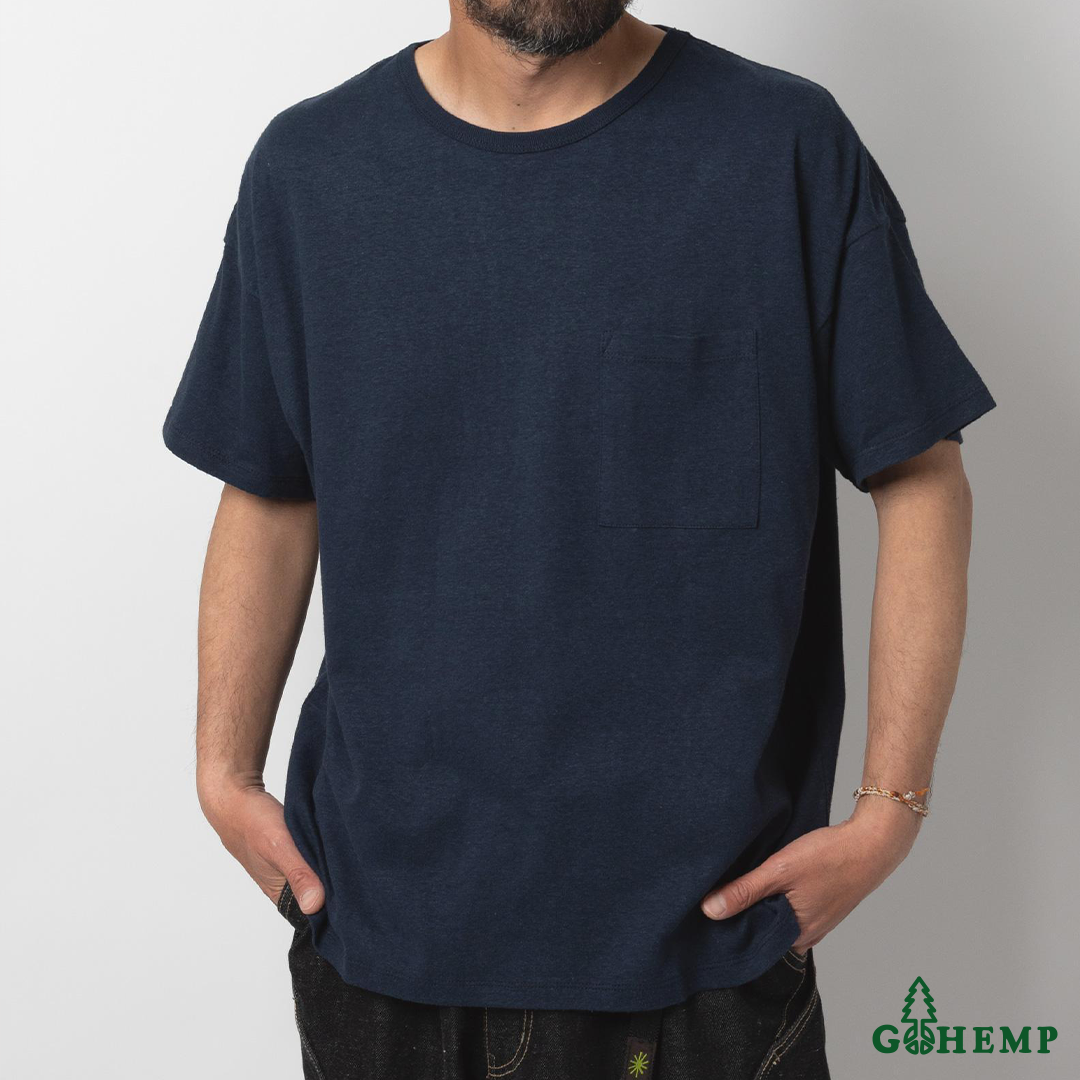【GOHEMP】WIDE POCKET TEE / GHC4290RG
