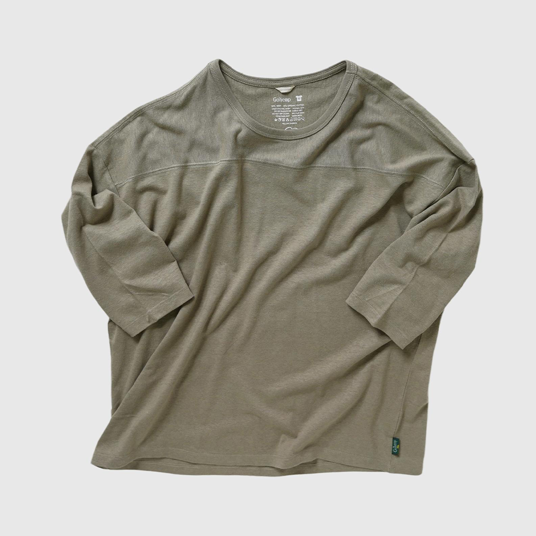 RESTOCK!!【GOHEMP】WIDE FOOTBALL TEE