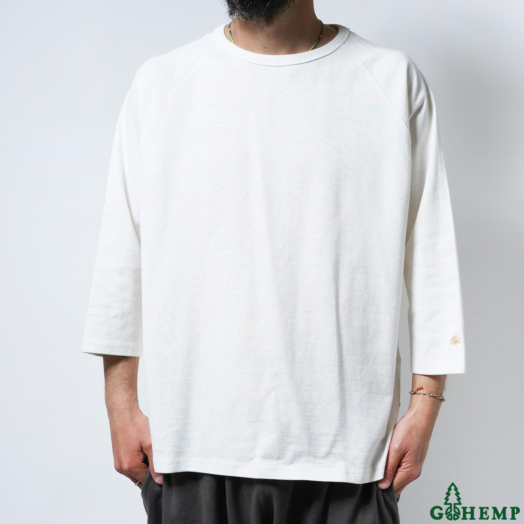 23EARLY SPRING新作【GOHEMP / ゴーヘンプ】WIDE BASEBALL TEE