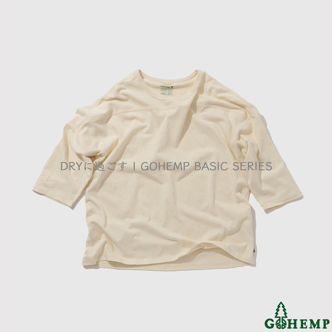 【GOHEMP】WIDE FOOTBALL TEE / GHC4298RG
