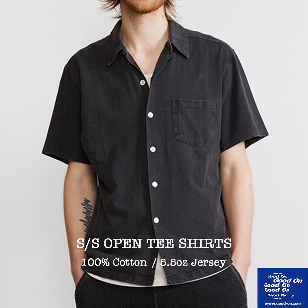 RESTOCK!! 【Good On】S/S OPEN TEE SHIRTS
