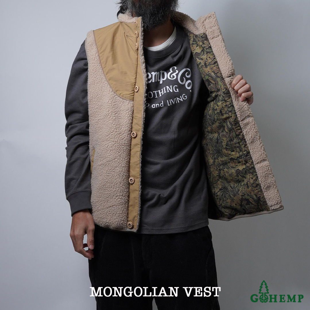 New Arrival!!【GOHEMP】MONGOLIAN VEST