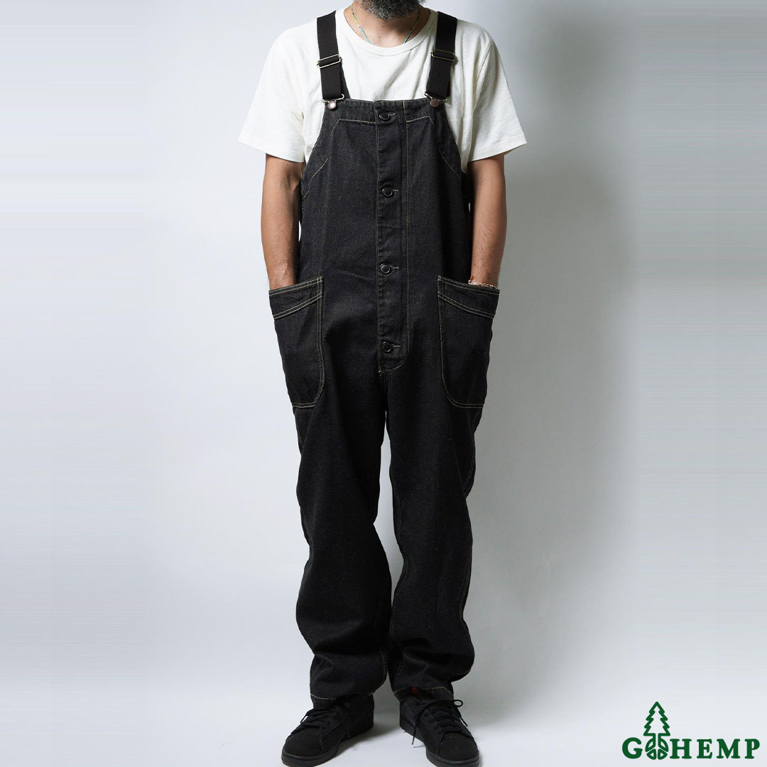 【GOHEMP】TUBE VENDOR ALL PANTS (BLACK ONE WASH)