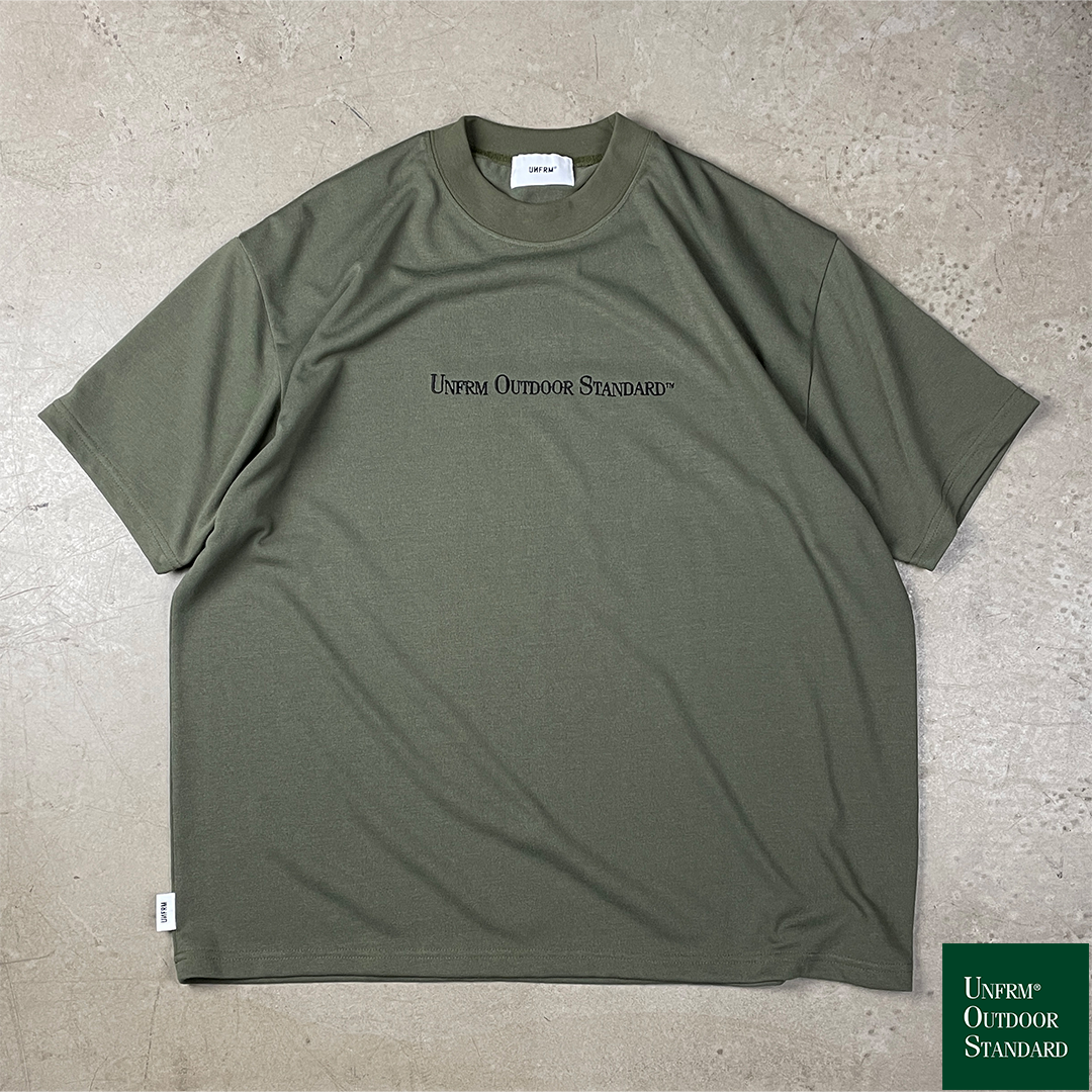 New!!UNFRM OUTDOOR STANDARD/ヘビーウェイト刺繍ロゴドライTシャツ