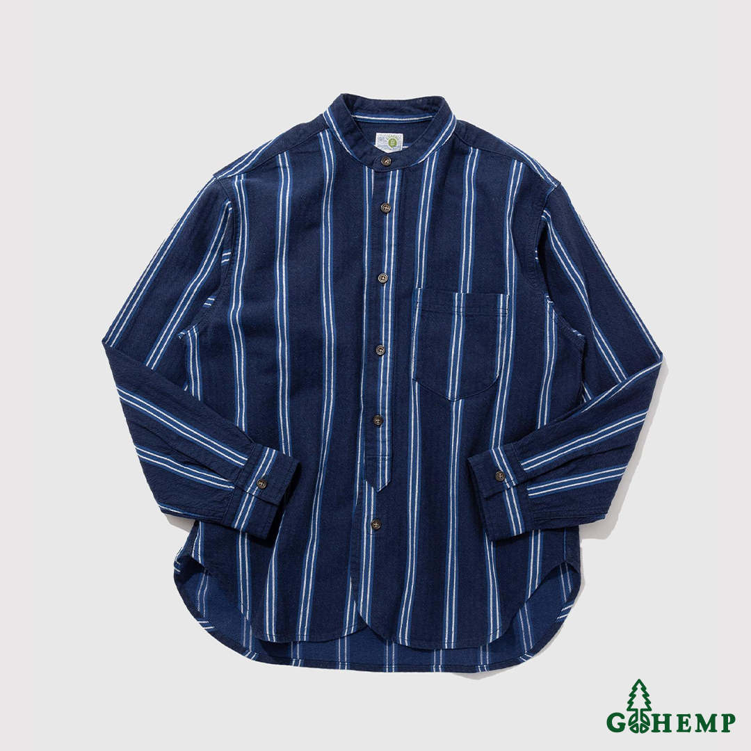 New arrival!! 【GOHEMP】NO COLLAR BASIC SHIRTS