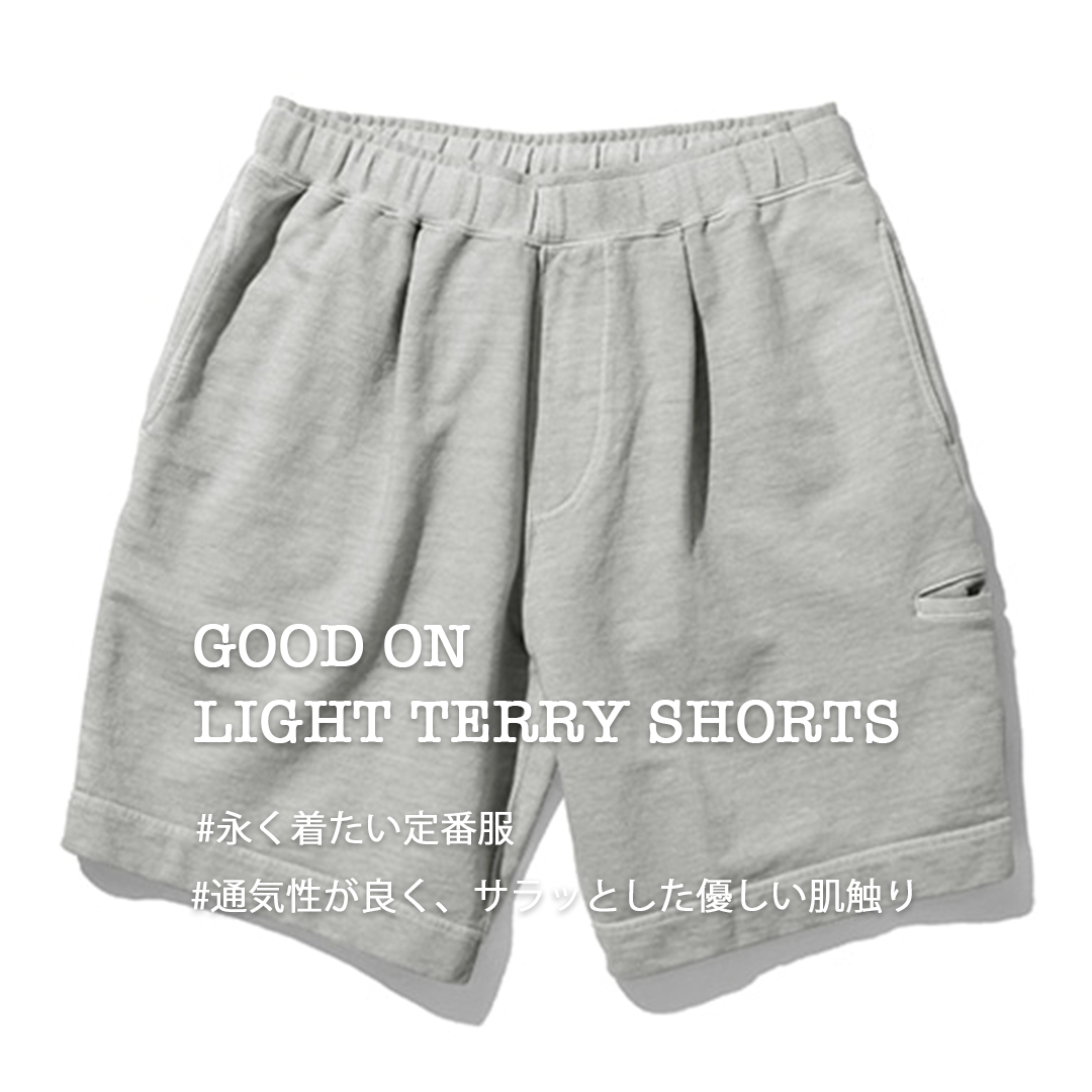 RESTOCK!!【Good On】LIGHT TERRY SHORTS