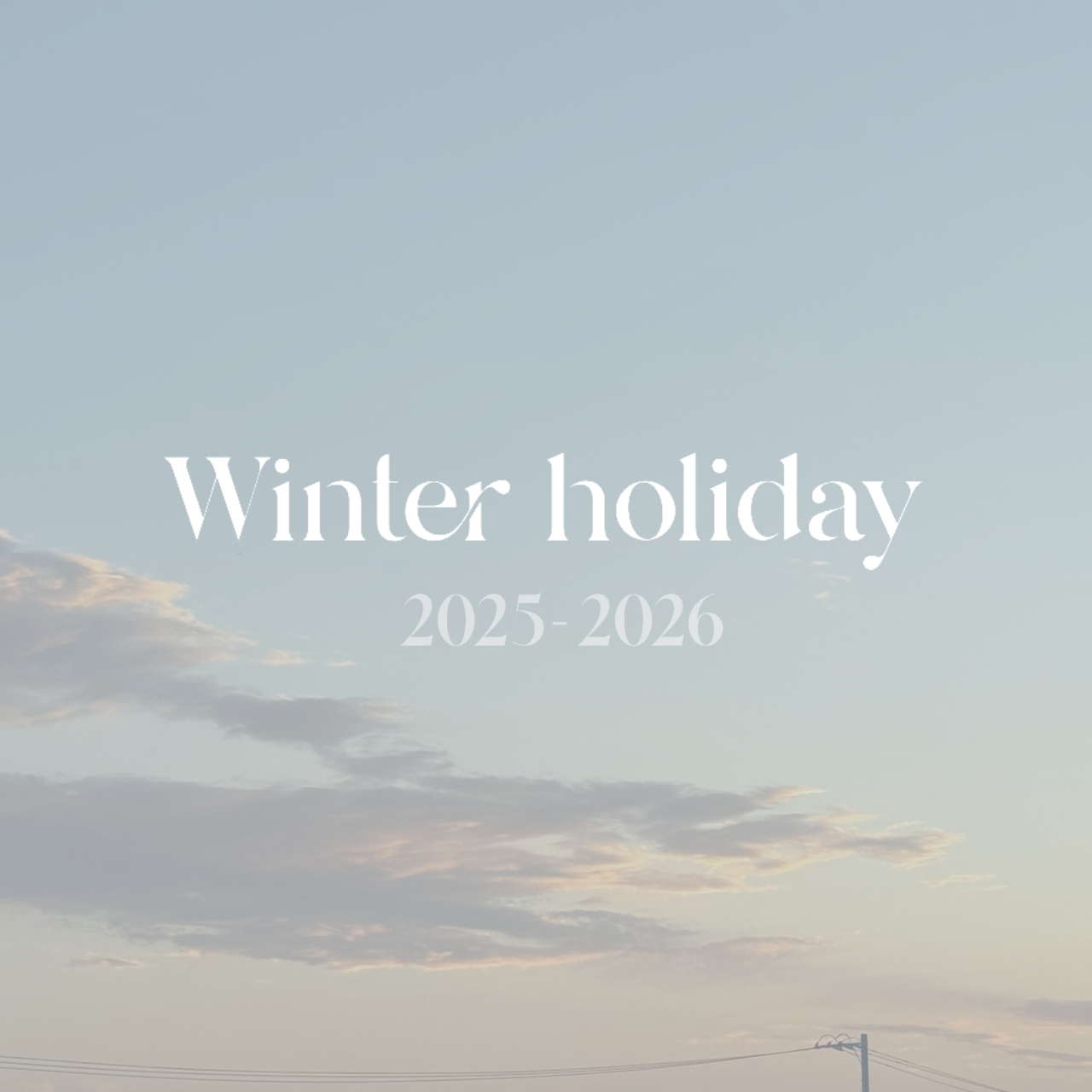 年末年始休業のお知らせ(2025/12/28-2026/1/7)