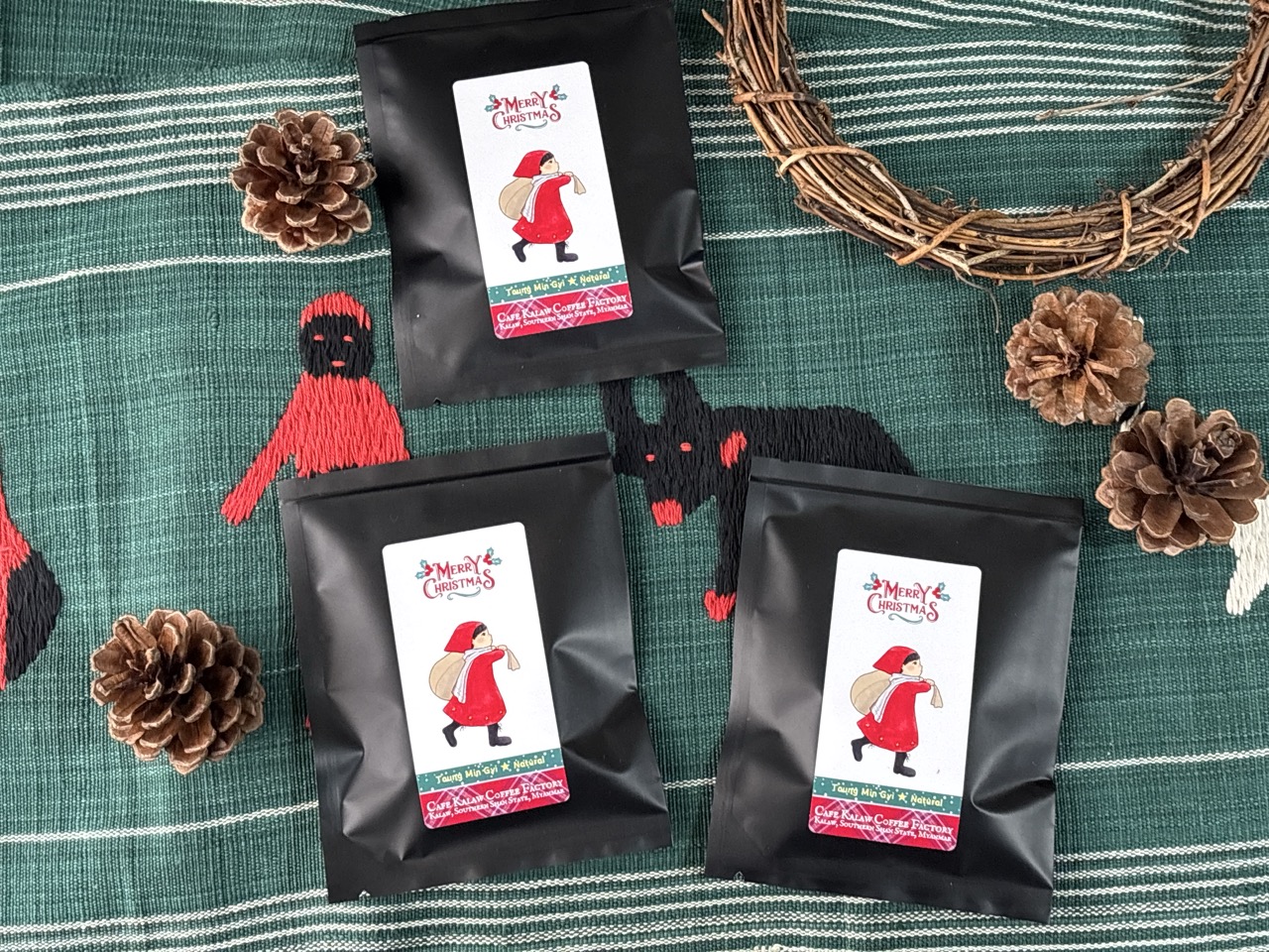 クリスマス限定コーヒー、販売中