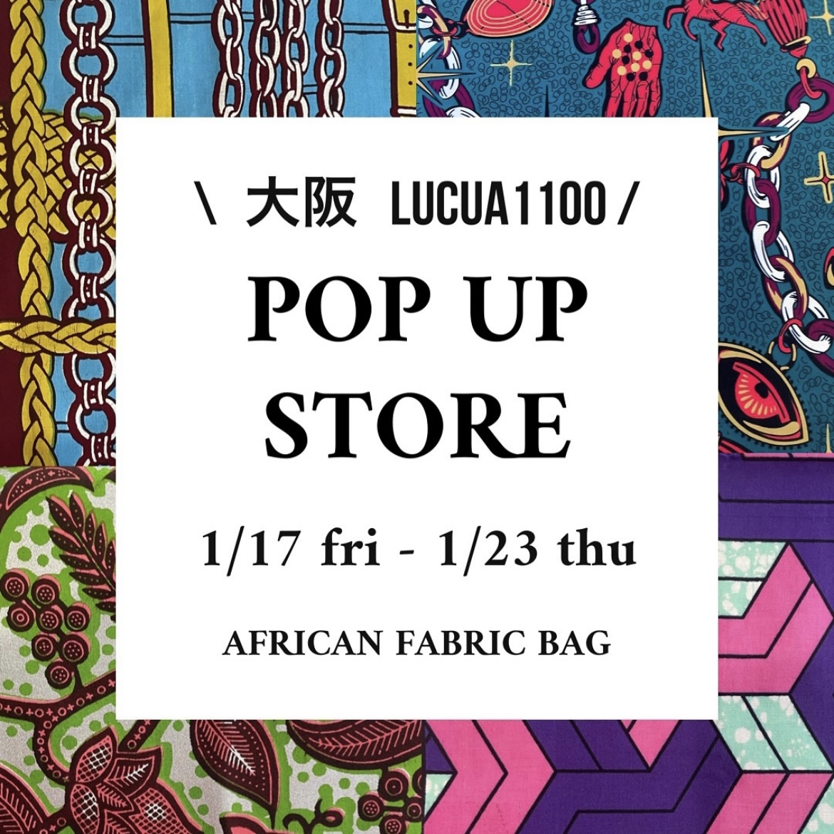 POP UP STOREのお知らせ@大阪