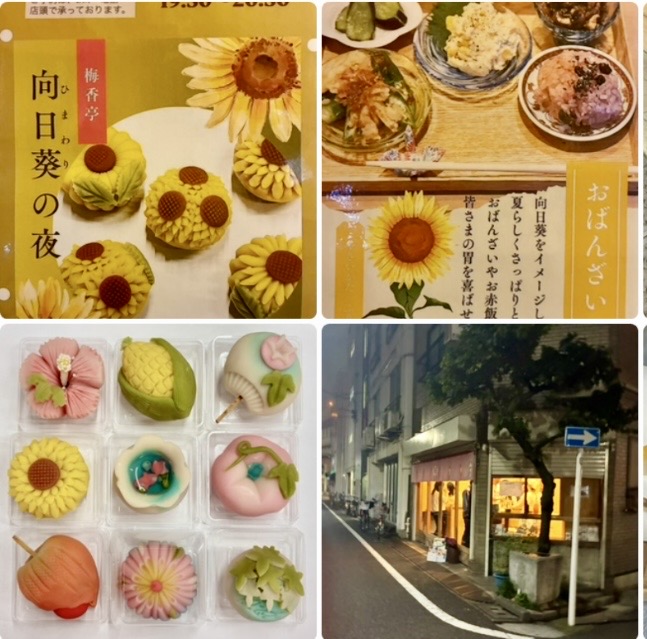 夜の和菓子屋28回目 向日葵の夜