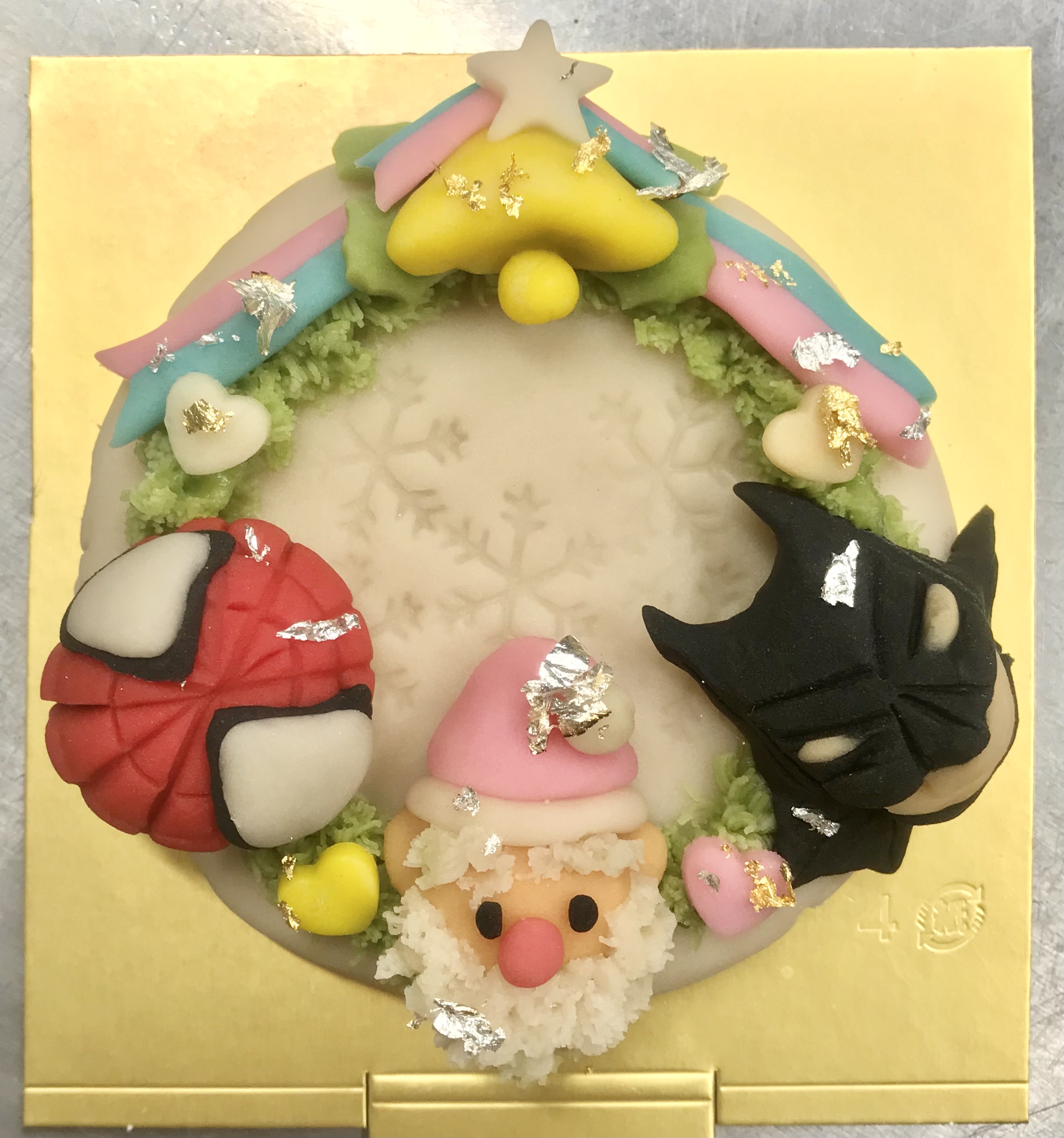 クリスマス　和菓子ケーキ219