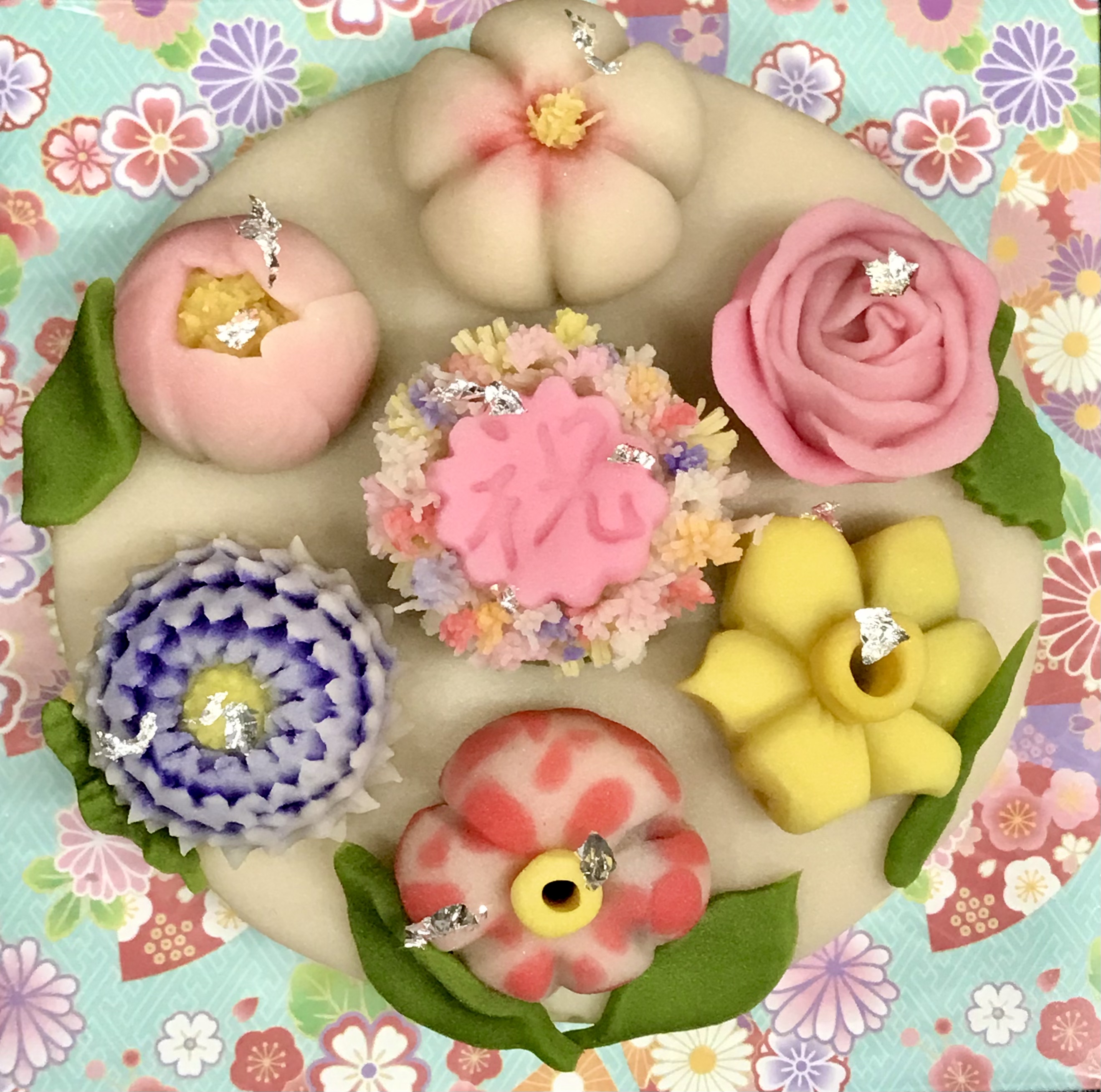 祝　お誕生日　和菓子ケーキ201