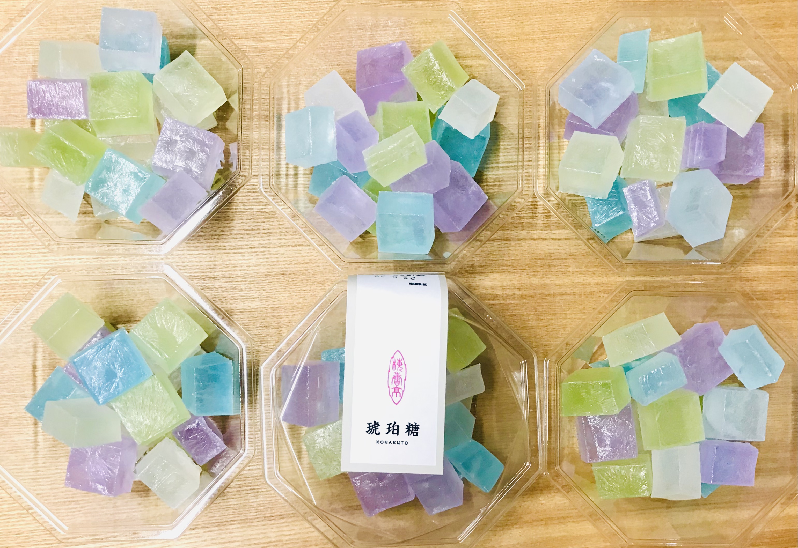 琥珀糖　紫陽花