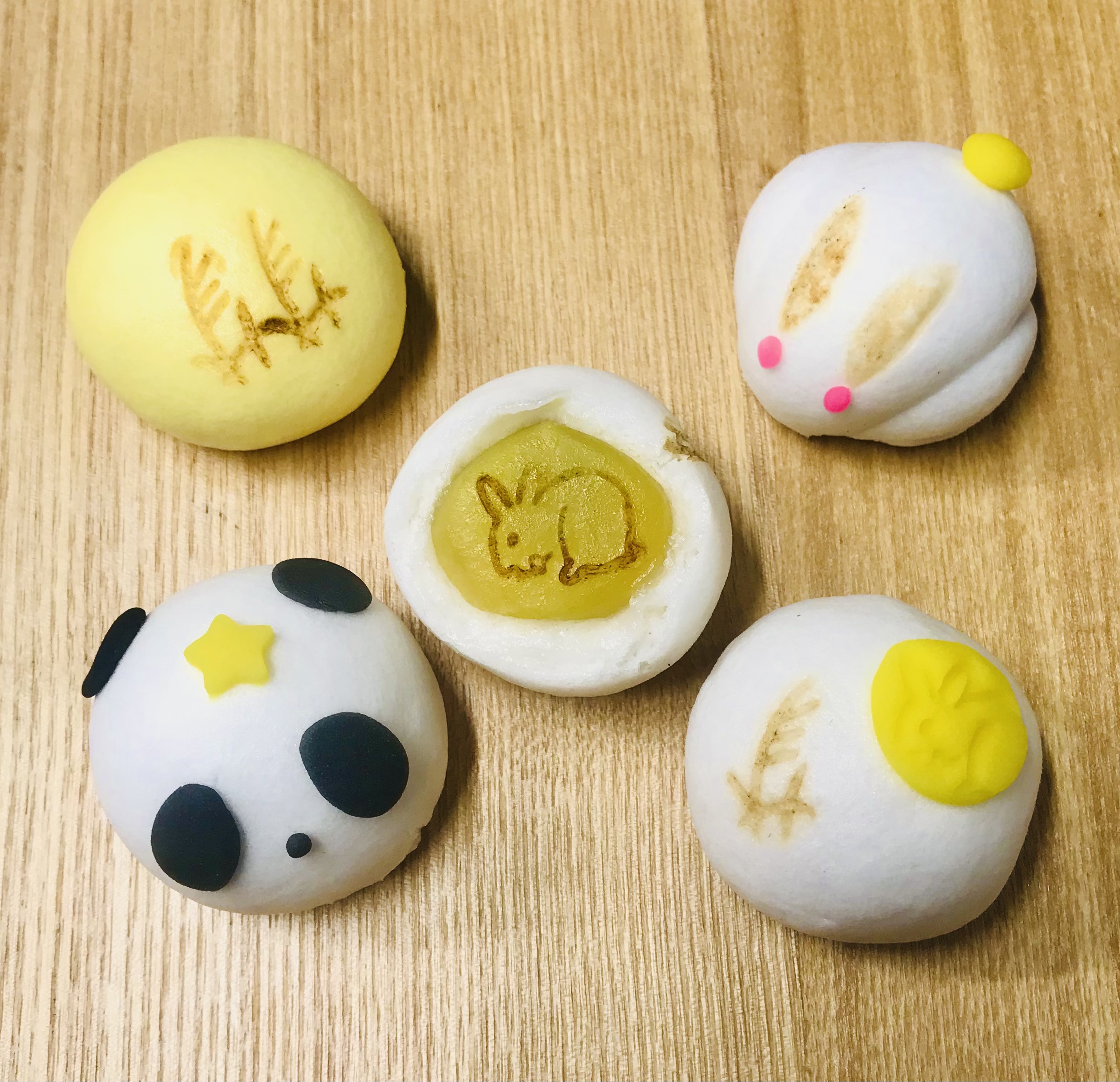 お月見饅頭
