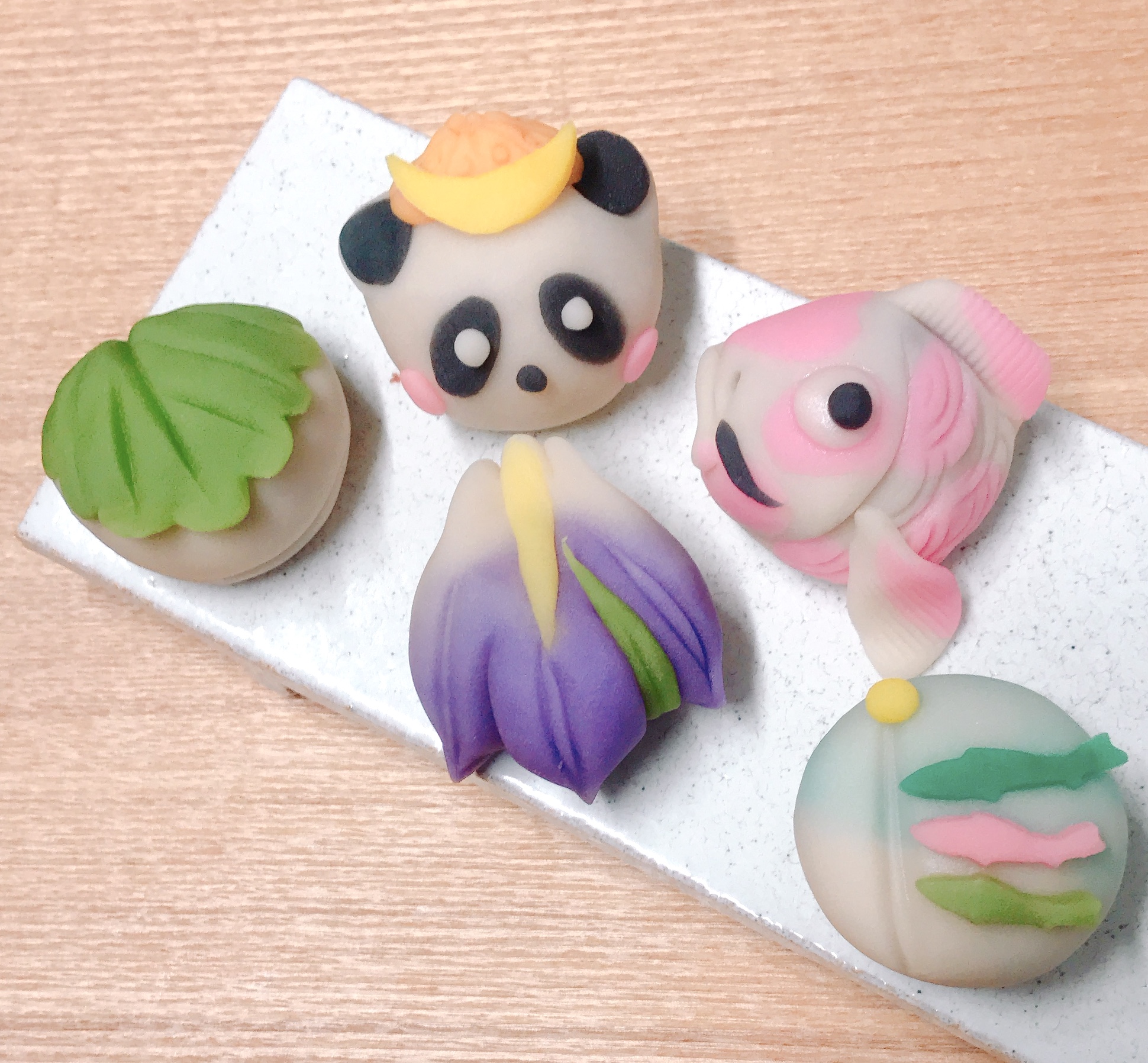 子供の日和菓子　その伍　煉切