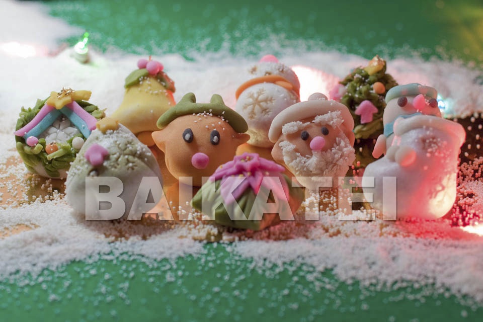 クリスマス和菓子　その1