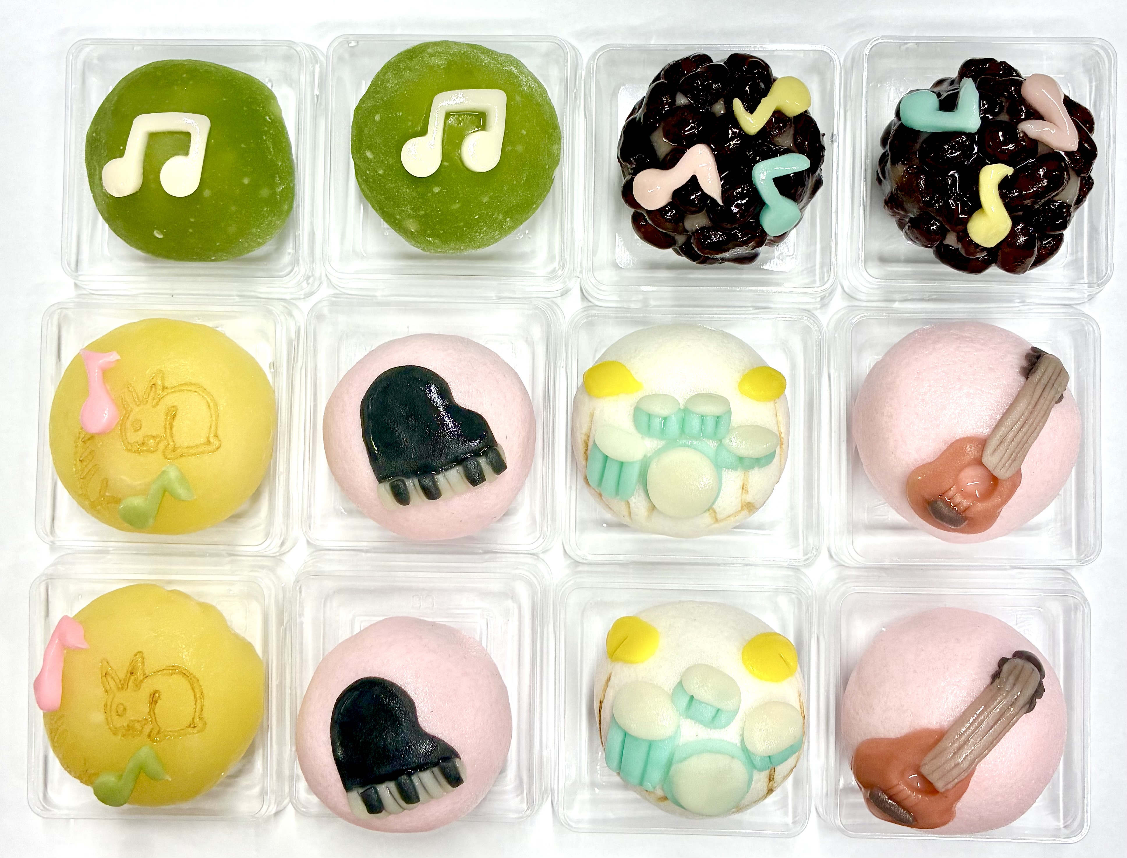音楽会 イラスト和菓子276〜278