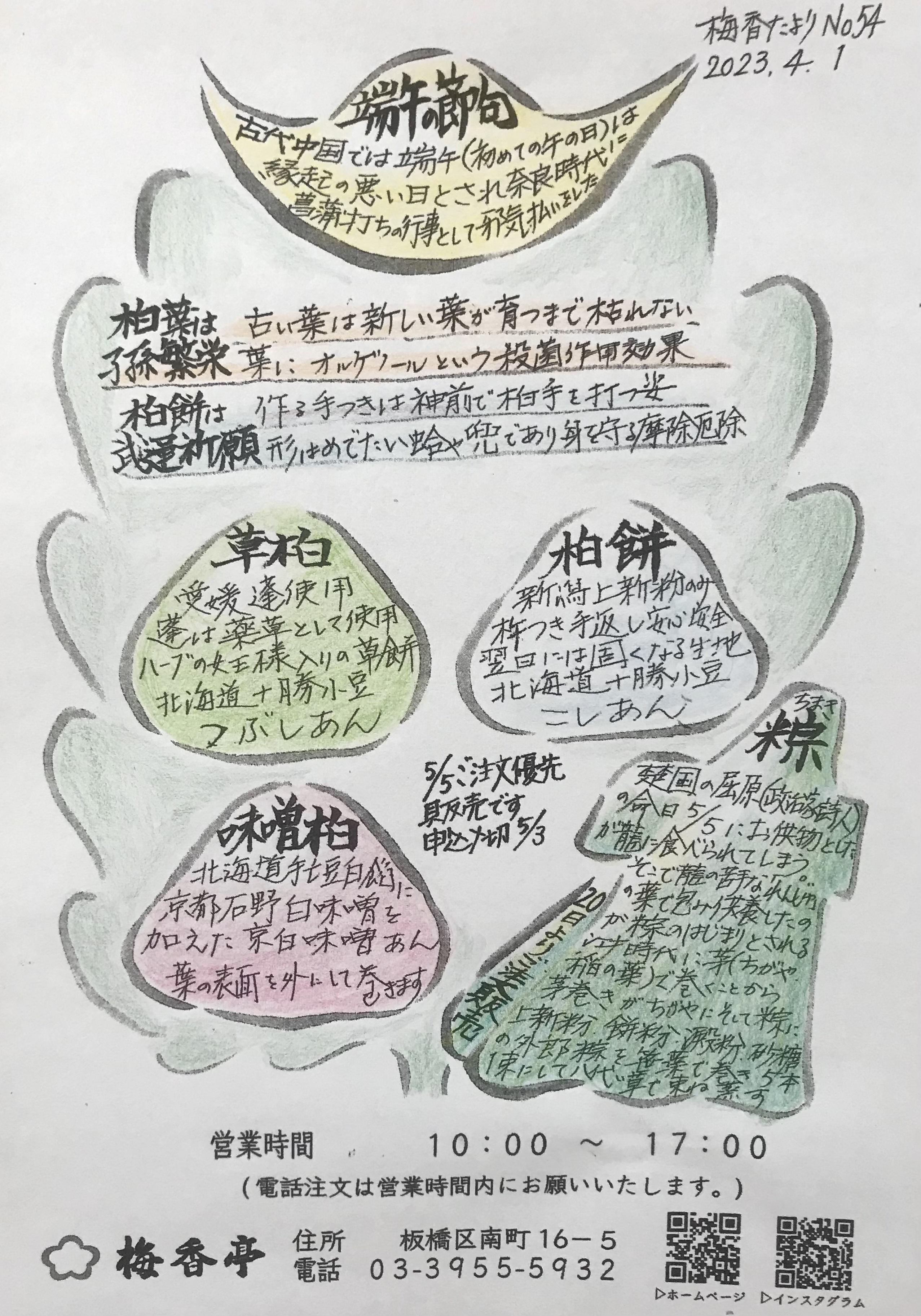 端午の節句　梅香たより ５４